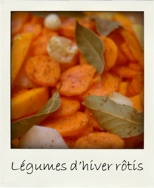 Légumes hiver rotis