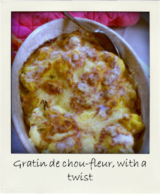 Gratin de chou-fleur with a twist