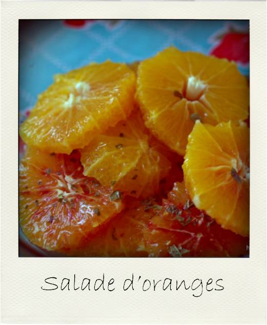 Salade d oranges